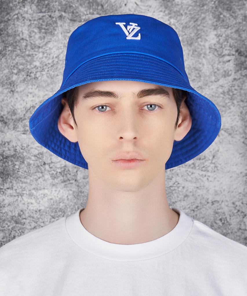 Bajal 3D Monogram Color Bucket Hat Blue