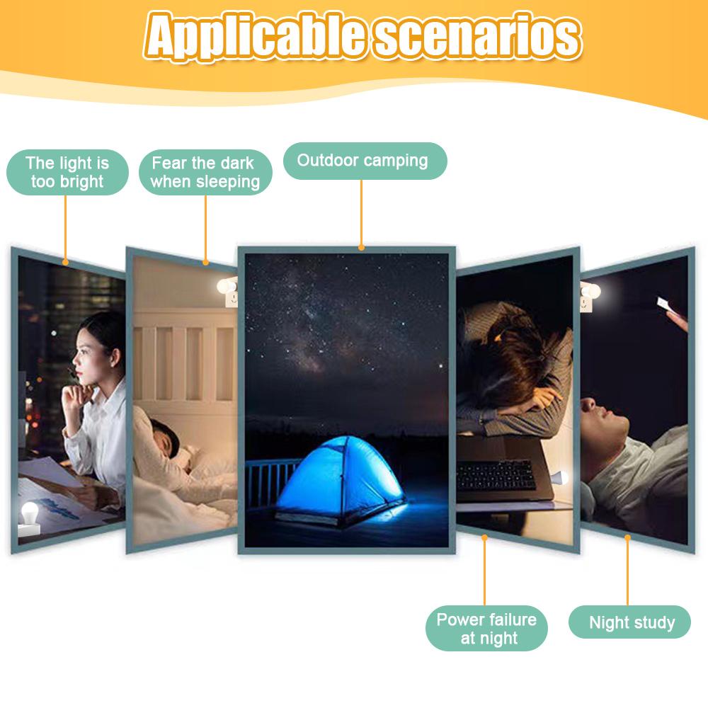 1/5pcs Usb Plug Night Light Mini Led Lamp Computer Mobile Power Charging Reading Eye Protection Light Usb Charging Light Bulb