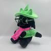 Nová plyšová hračka Ralsei z Deltarune - Měkká plyšová panenka kozy se zelenými brýlemi a růžovým šátkem, Roztomilý plyšák postavy z RPG hry, Dárek pro fanoušky a děti