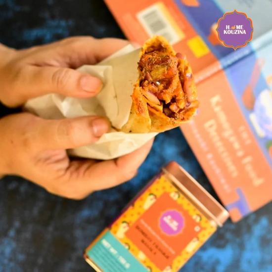 Home Kouzina Bombay Frankie Masala - 150G | Perfect for Frankies, Wraps, Rolls and Sandwiches | Made In Small Batches | 100% Natural Ingredients