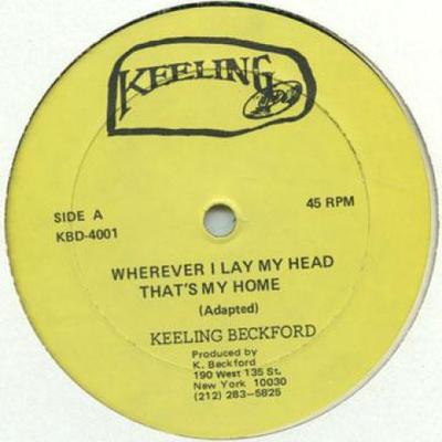Disque 12 pouces KEELING BECKFORD - Wherever I Lay My Head That's My Ho KED4001 Keeling 1988 US Reggae, Ska & Dub