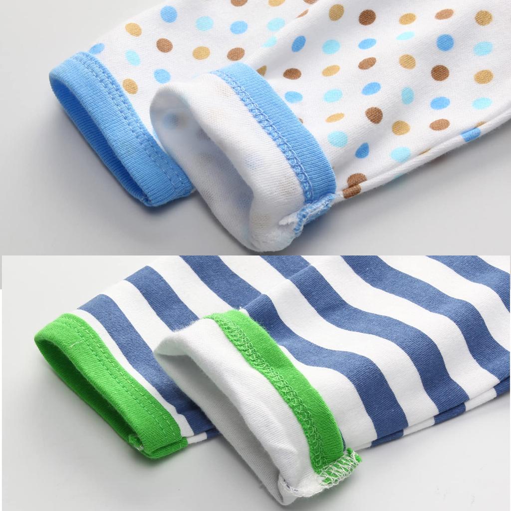 LEYAN Baby-Strampler, Langarm-Strampler, Schlafanzug, Neugeborenenkleidung, 2-teiliges Set, Niedliche Frontöffnung, Babyparty-Geschenk, Alle Jahreszeiten, 0-12 Monate