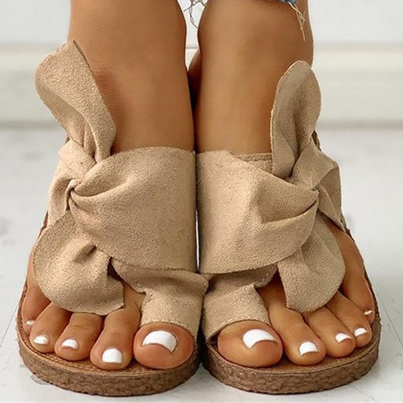 Women Slippers Summer Sandals Casual Flat Shoes Female Bowknot Casual Summer Shoes for Women Flip Flop Flats Chaussure Femme