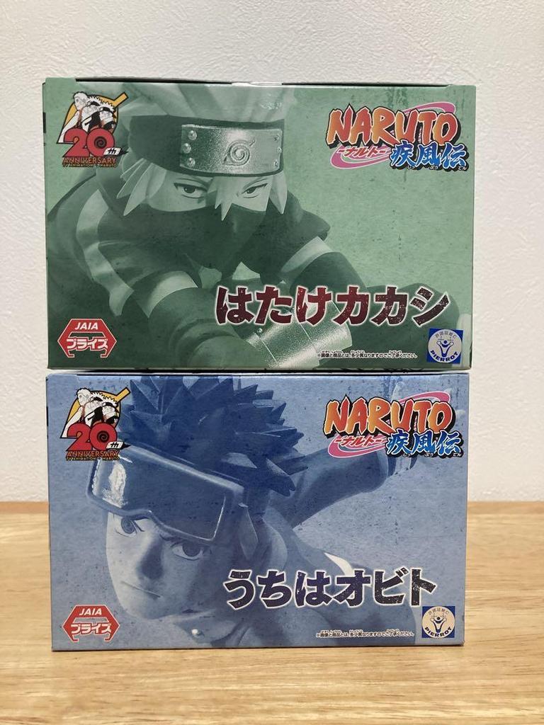 [USED] Naruto Boruto Figures: Kakashi Hatake & Obito Uchiha 20th Anniversary