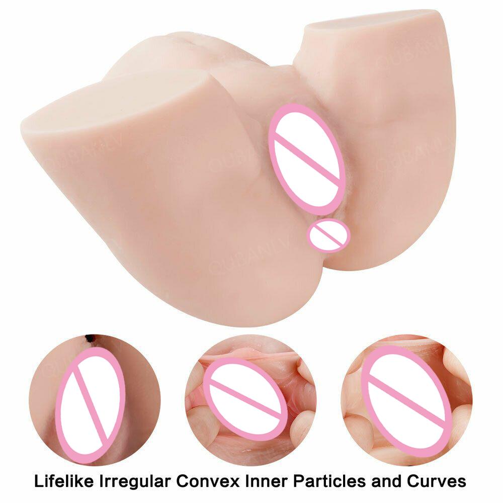 Männliche Masturbatoren Tasse Echte Muschi Echte Vagina Sexspielzeug Silikon Erwachsenenprodukt 3D Realistischer Masturbator Sexspielzeug für Männer Vagina