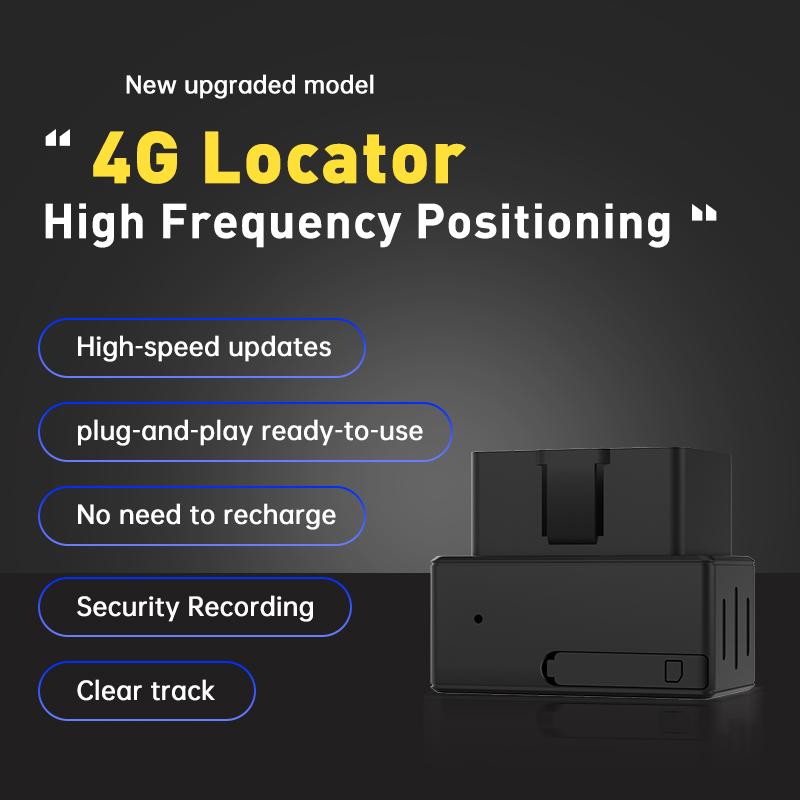 4G Car OBD GPS Locator Car Truck Auto OBD GPS Tracker Anti-Theft Alarm GPS Tracking Device SMS Call Geofence Locator
