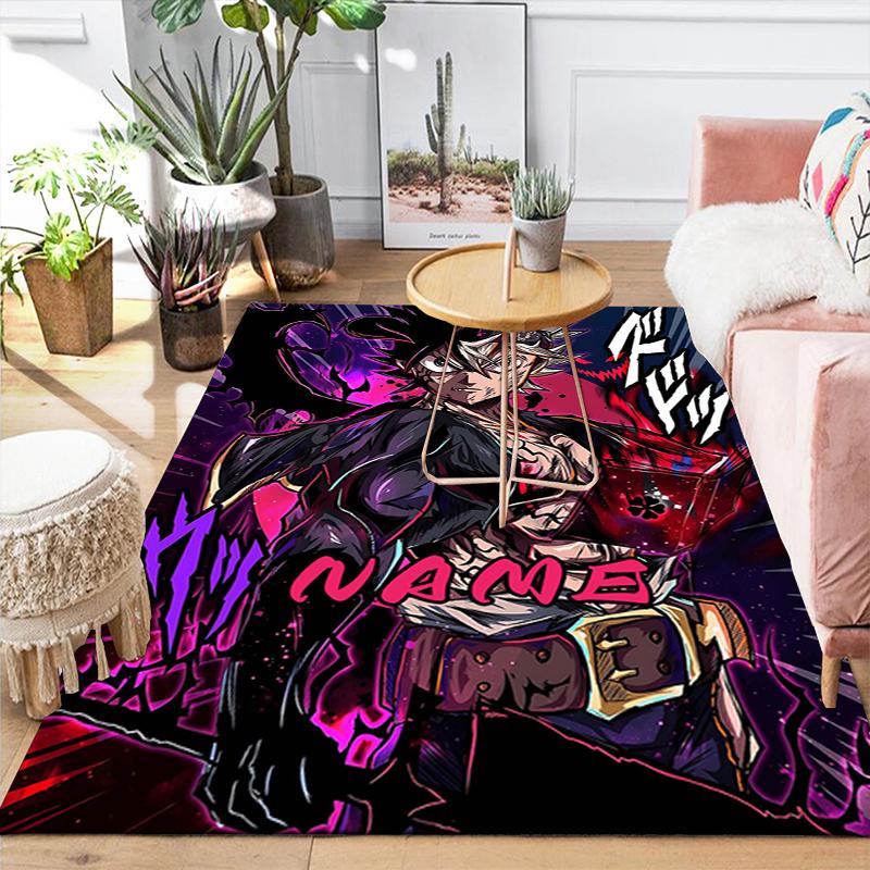 Custom 1Pc Powerful Anime Character Rug Office Carpet Indoor Outdoor Entrance Doormat Nonslip Soft And Comfortable Living Room D2915362
