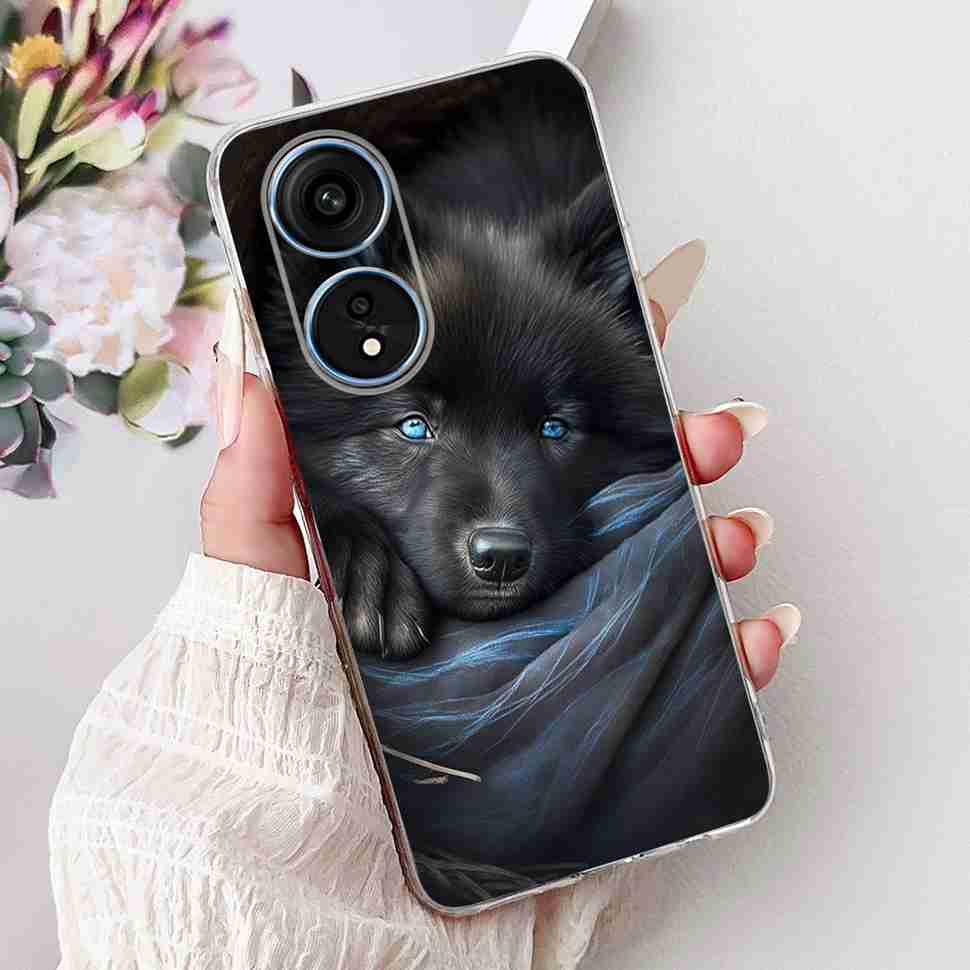 For Oppo A1 Pro 5G 6.7" Case Fashion Flower Painting Soft Silicone TPU Back Cover For Oppo A1 Pro a1 Pro PHQ110 Cases Bumper
