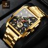 BINBOND Top Men's Watches Fashion Original Watch for Man Quartz Movement Stainless Steel Waterproof Luminous Date Trend Dress