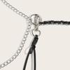Metallic Chain Waist Chain With Handcrafted Beaded Design For Trendy Fashion Enthusiasts