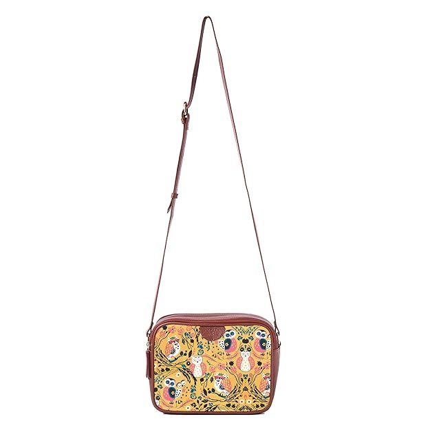 Women's Sling Bag | Crossbody Bag | Printed Canvas Box Sling Bag | Multipurpose Daily Use Bag for Office/College