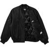 New Era MLB Solid Color Baseball Collar Hidden Button Drop Shoulder Long Sleeve Jacket Unisex Jacket Black 14397945