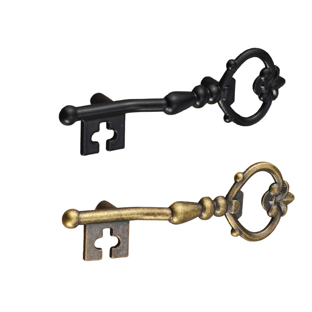 Antique Drawer Pull Jewelry Box Wardrobe Cabinet Key Handle Gift Box Jewelry Box Handle Hole Pitch 58mm