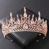Baroque Crystal Crown Tiara Rhinestone Prom Princess Diadem Bridal Wedding Hair Accessories Jewelry Crown Tiara For Women Bride