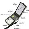 T10 Multifunction Outdoor Compass: Thermometer, Hygrometer, Whistle, LED Flashlight, Magnifying Glass