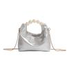 Pearl handbag women's new high-end messenger dumpling bag