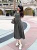 French small short-sleeved t-shirt dress women's new summer women's clothing Hepburn style waist and thin dress