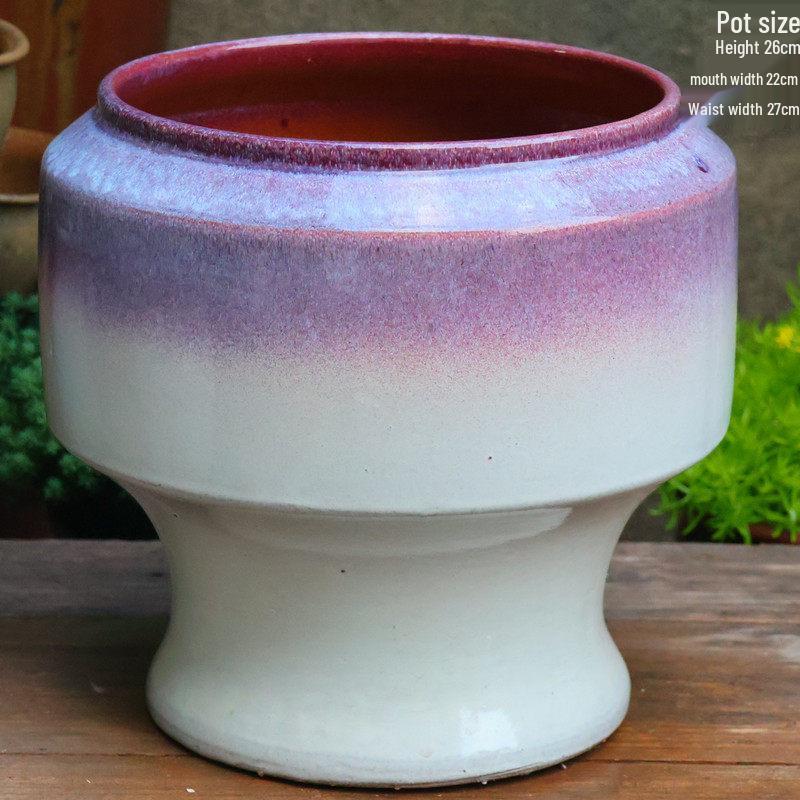 Extra Large Breathable Ceramic Pot for Bougainvillea, Roses, Chlorophytum, and Succulents