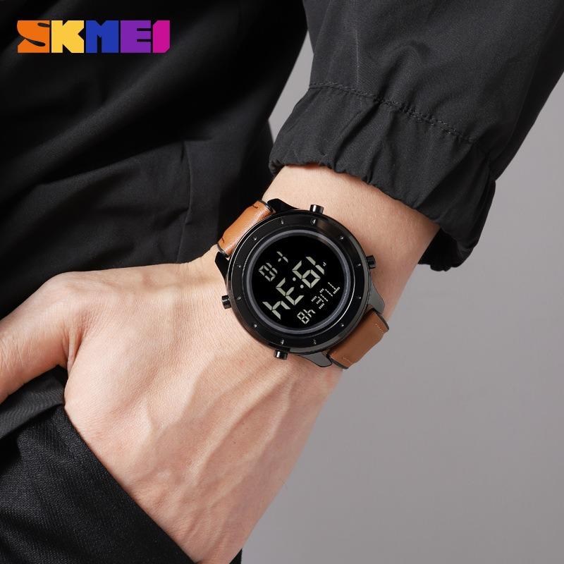 Montre électronique de sport fine multifonctionnelle étanche montre étudiante pour homme montre de loisirs mode extérieure
