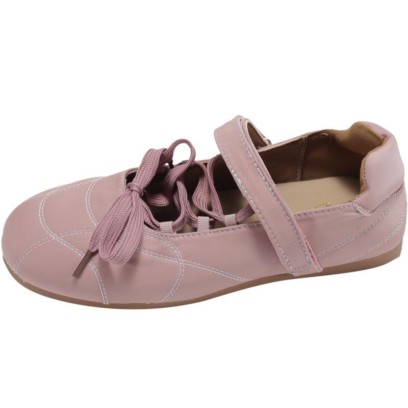 Fashion Yellow Retro Flat-bottomed Light-mouth Forrest Gump Shoes Women's 2025 New Summer Height Increase Versatile Mary Jane Single Shoes