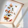 Baumast Vogel Schmetterling Aufkleber Fensteraufkleber Schmetterling Aufkleber Glastürdekoration Zuhause Kühlschrankaufkleber Elektrostatischer Aufkleber