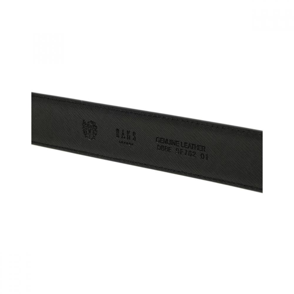 Daks Black Dd Decoration Cowhide Matte Buckle Automatic Belt Dbbe6f764bk