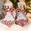 3D Wooden Musical Christmas Tree Hanging Ornament & Magnetic Fridge Sticker