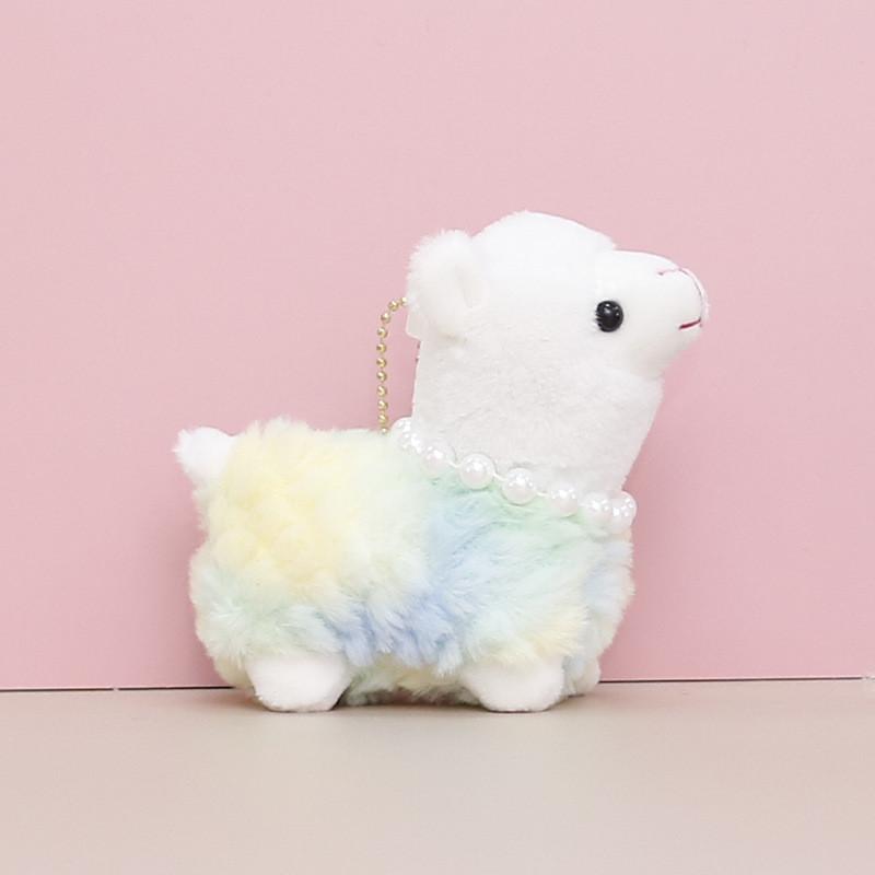 Alpaca Adorable Plush Animal Doll Keychain Girl Backpack Charm Soft Gift Toy
