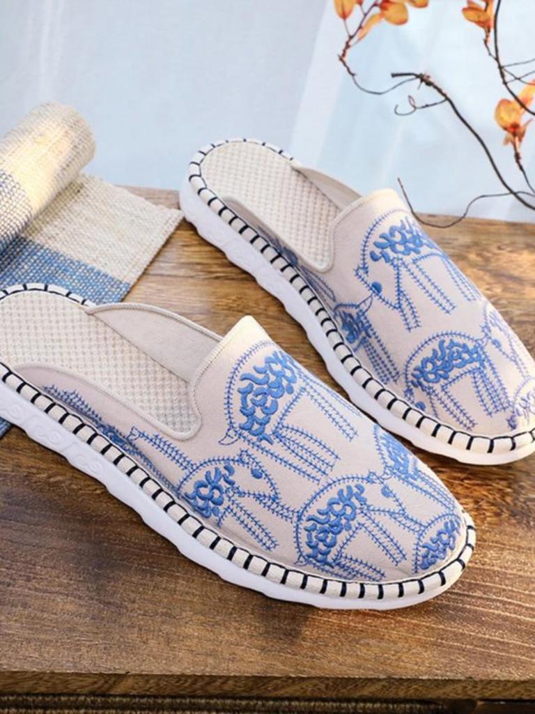 Fashion Slippers Casual Shoes Woman 2025 Pantofle Luxury New Rubber Slides Fabric Female Shoes Ladies' Slippers Luxury Slides 2025 Rubbe