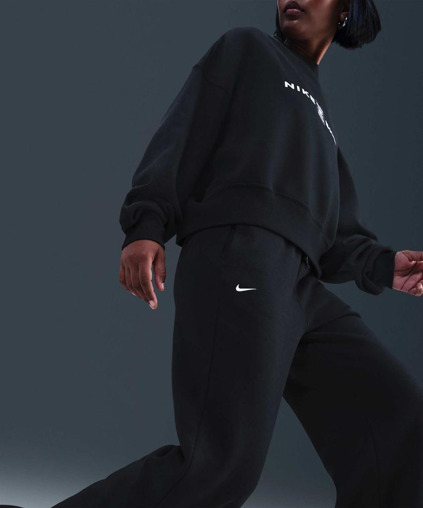 Nike Sportswear Phoenix Fleece Shox High-Waisted Pants W - Black / Io2246-010