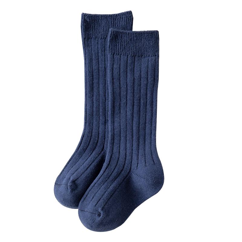 Fashion Spring Cotton Newborn Sock Solid Candy Color Kids Toddler Long Socks For Kids Children Baby Girls Boys Knee High Socks