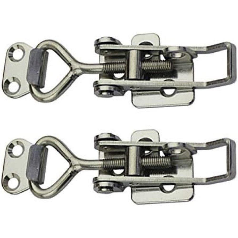 SUS304 Stainless Steel Adjustable Toggle Lock – Cabinet Door Box Handle Latch – 95/125/170mm, Heavy Duty, Quick Snap-Lock