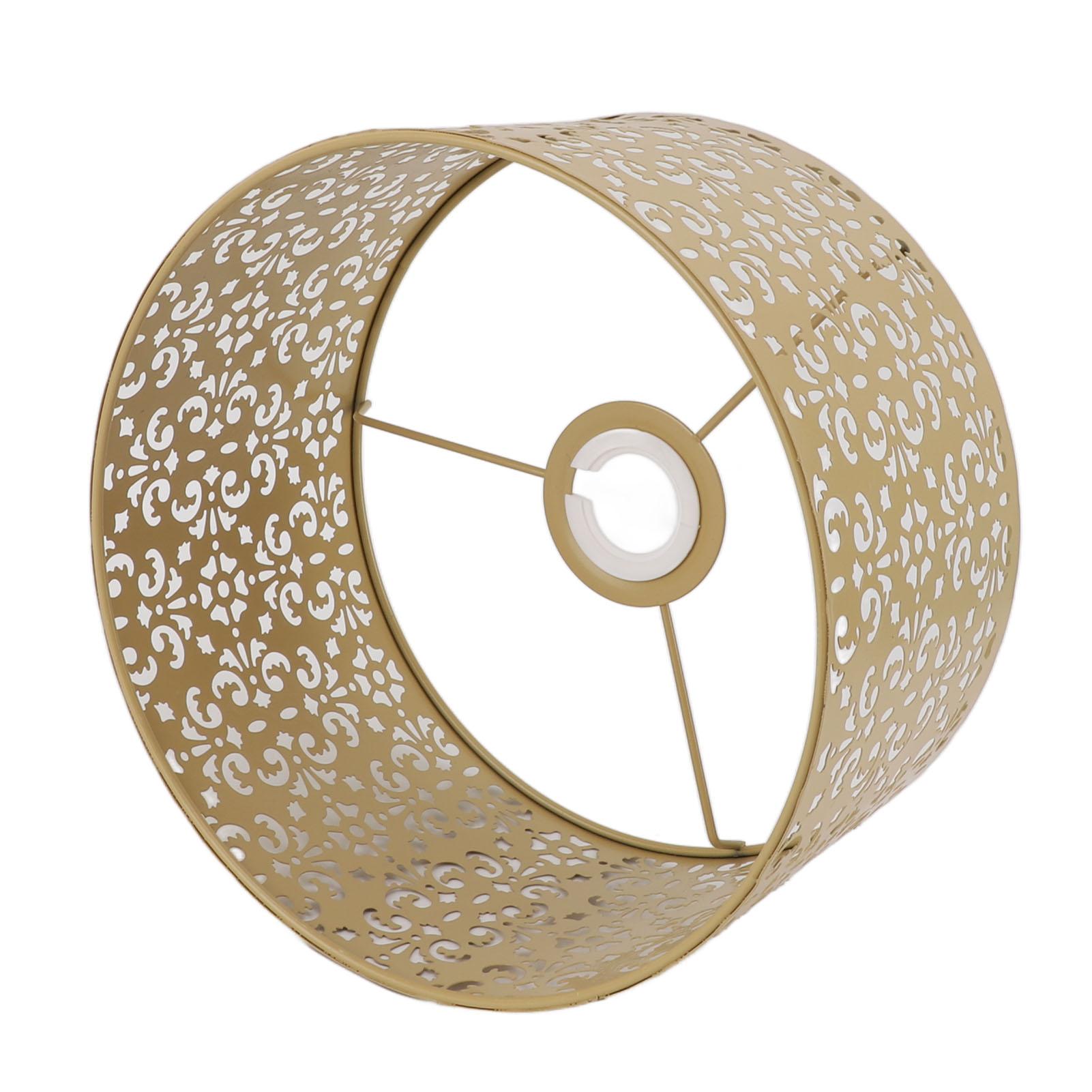 

Настольный абажур Полый Железный Изысканный Декоративный Абажур для E27 E14 Торшеры Люстры Желтый жёлтый