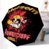 1pc Powerpuff Girls Blossom Automatic Folding Umbrella - Portable 3-Fold Design, 8-Rib Iron Frame Outdoor Umbrella, Ideal Gift for Fans, Traveler