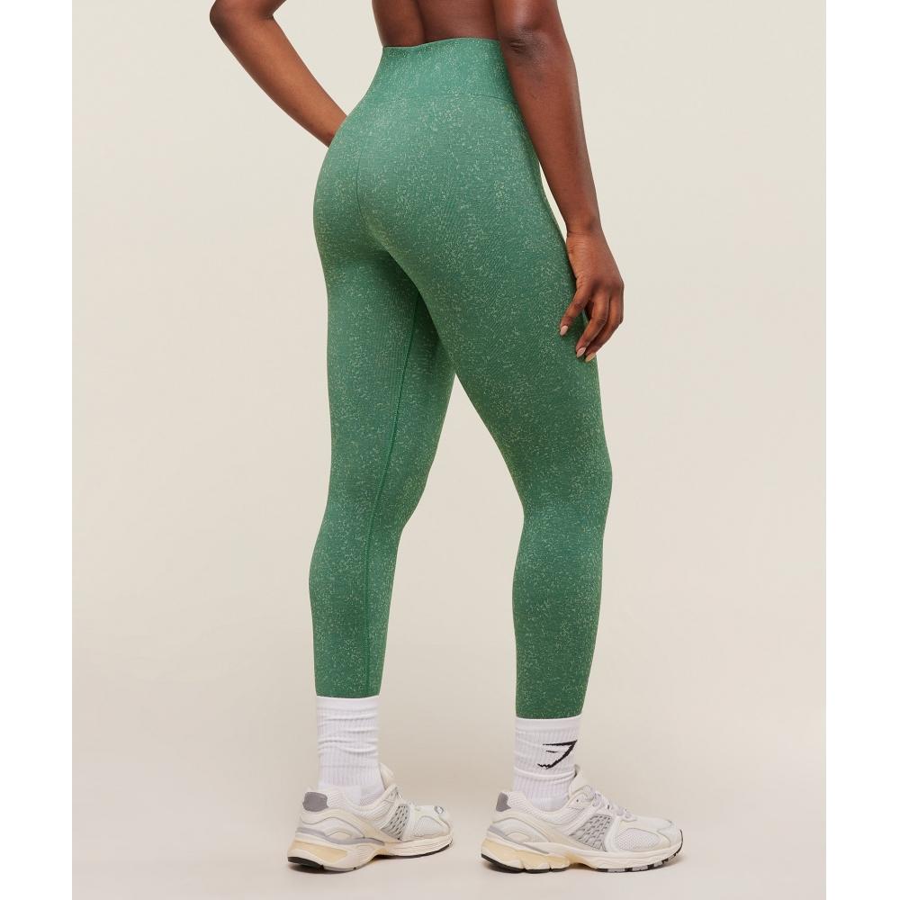 Gymshark Adapt Fleck X Whitney Seamless Leggings Lift Green Clay Green B2a1b ec8X