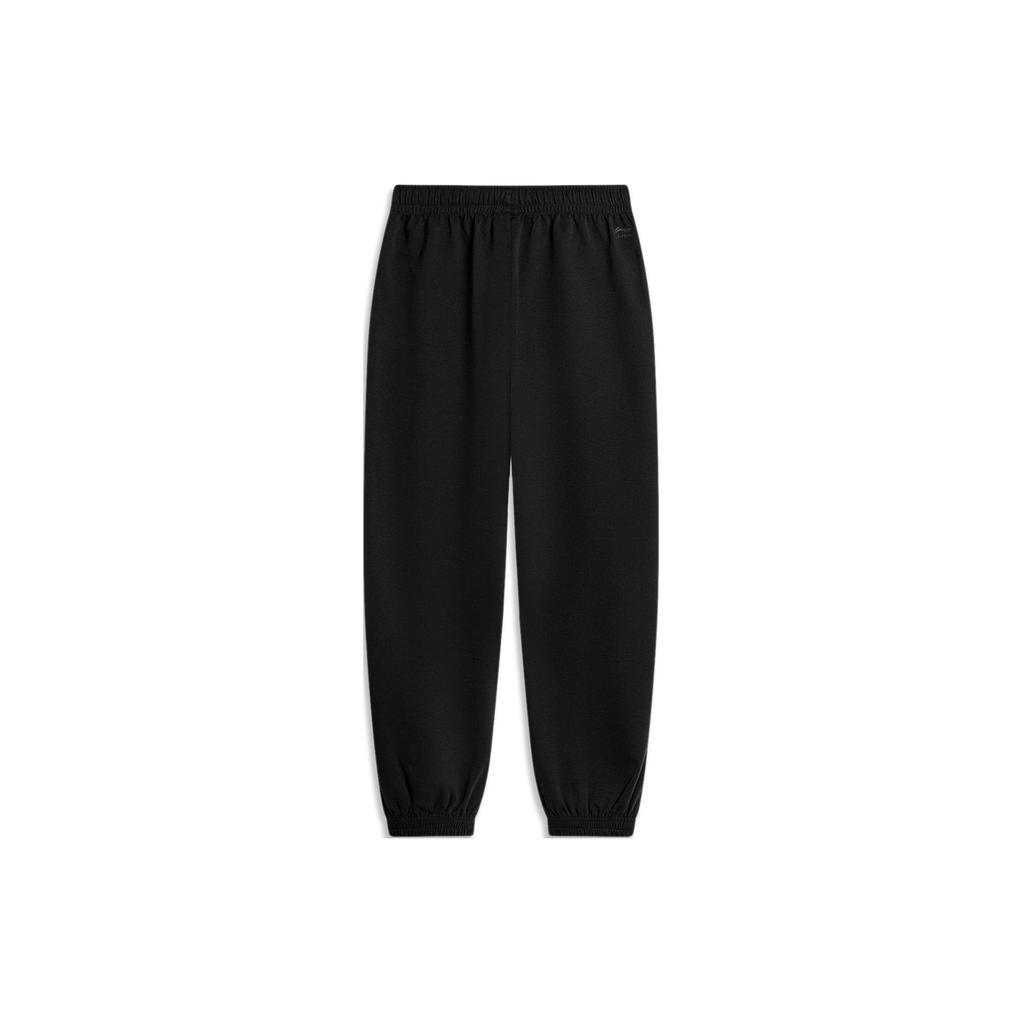 Li Ning Sports Life Collection Knitted Sweatpants Men's Black AKLU823-6