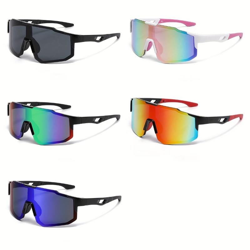 

5 Piece Set of New Fashionable and Trendy Large Frame Color Unisex Glasses