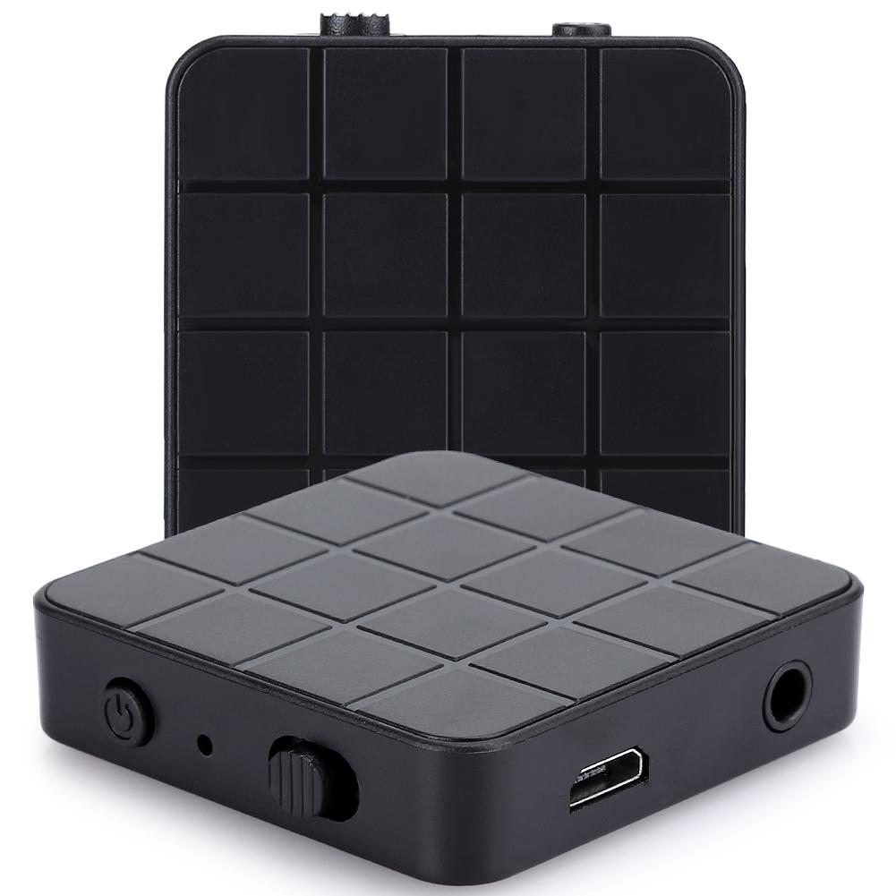 Wireless Audio Adapter Transmitter Receiver 2‑in‑1 for Bluetooth 5.0 TV Computer Aux 3.5mm