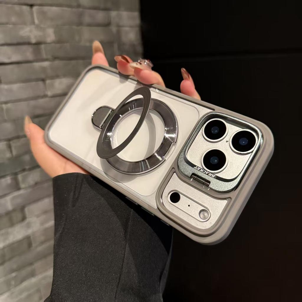 17 Applicable to iPhone16proU7 integrated double bracket Apple 15 mobile phone case 14 anti-drop 13 protective case 12/11