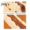 Unique Biscuit Design Pencil Pouch Cookie Shape Plush Stationery Bag, Soft Stuffed Back to School Gift for Kids Case, Large Capacity Cosmetic