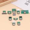 5Pcs Usb Adapter Board Typec16P To 2.54 Pin Terminal Upgrade Version With Holes For Fixation