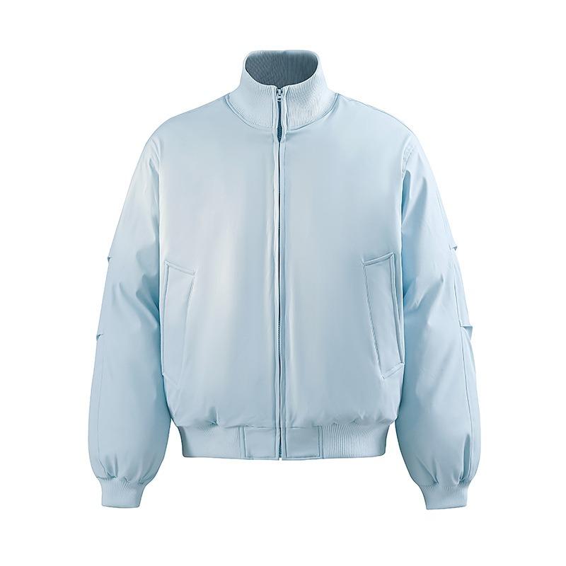 Flying Three-proof Stand-up Collar Cotton Clothes Men's Winter New Loose Retro Tooling M Knitted Collar Jacket