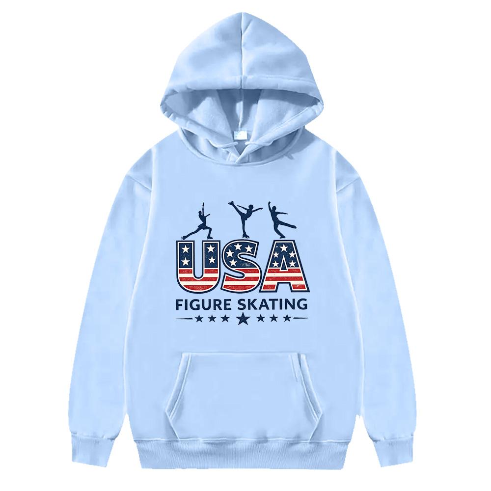 Alysa Liu 2026 Milan Olympics Figure Skating hoodie Sports Portrait Long Sleeve Sweatshirt Gift for Youth Clothe Unisex Pullover