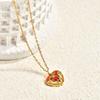 Cheap Trendy Stainless Steel Pendant Necklace Link Chain Geometric Gold Plated Custom Gift DIY Jewelry for Woman Man