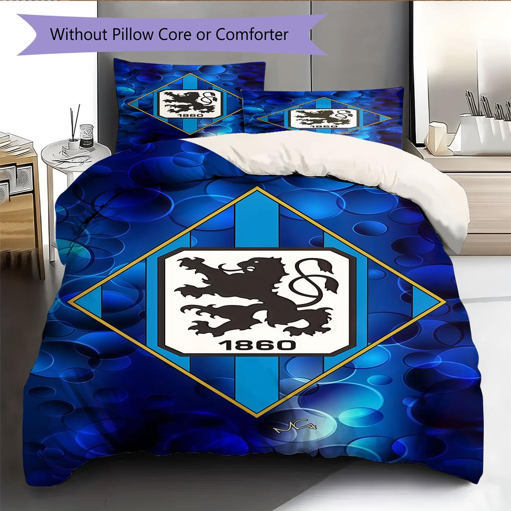 M60 Bedding Quilt Set Quilt Cover Pillowcase Home Decoration Birthday Gift (1 * duvet cover + 2 * pillowcase, without core)