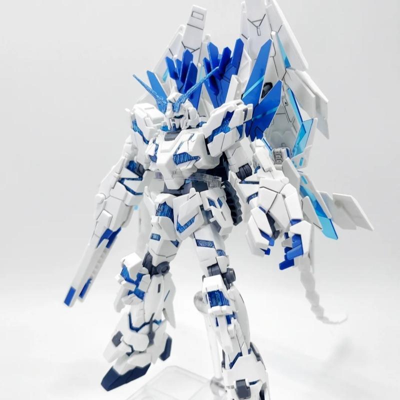 Hg 1/144 Star Motion Perfect Unicorn Rx-0  Assembly Model Kit  Action Figures Plastic Model Toys Collectible Model Boy'S Gift