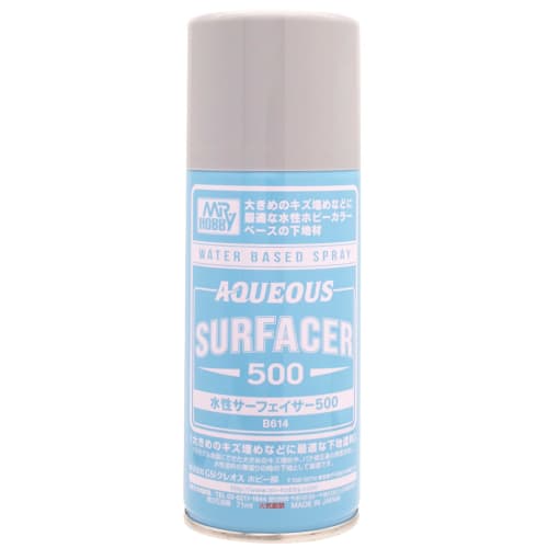 

GSI Creos Water-Based Surfacer 500 Spray Hobby Finishing Material B614 Gray