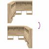 Storage Headboard Sonoma Oak 75 cm Particle Board