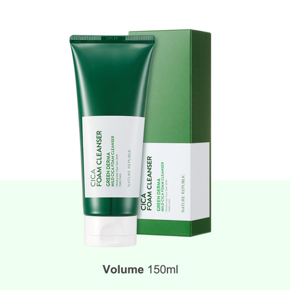 Nature Republic Green Derma Milder Cica Schaumreiniger 150ml
