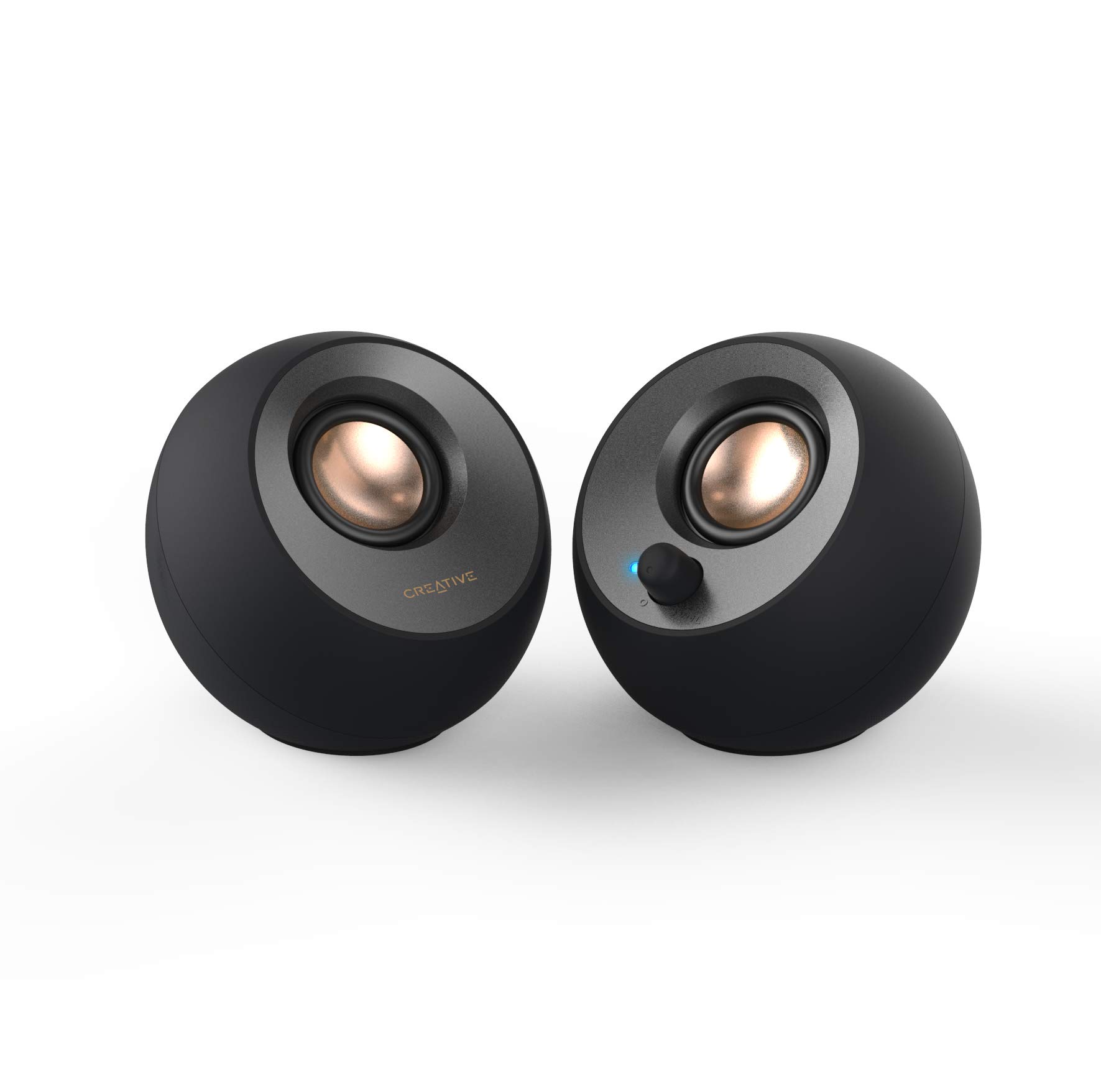 

Креативная активная колонка с питанием от USB-C, 8 Вт RMS, 16 Вт пиковая выходная мощность, мощный выход, динамик, направленный вверх под углом 45°, глубокие басы, пассивный излучатель,